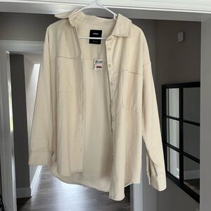 Corduroy shacket, XXS (but very roomy!) never worn, still has tags attached